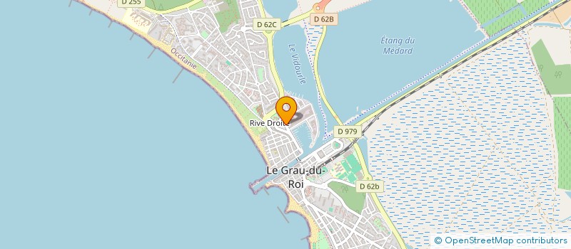 localisation de l'entreprise SCI PRA  LE GRAU-DU-ROI