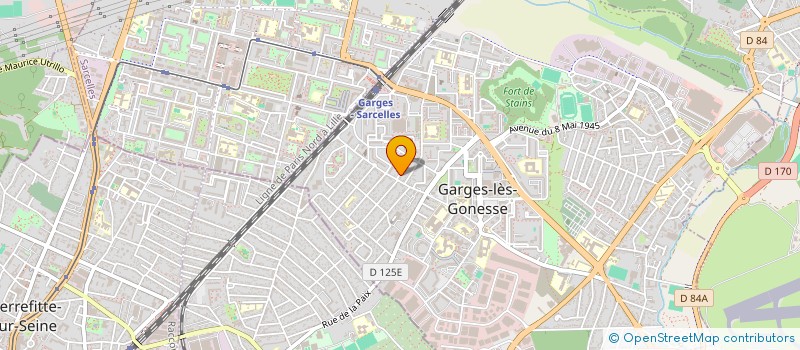 localisation de l'entreprise SCI PRABAKARAN à GARGES-LES-GONESSE
