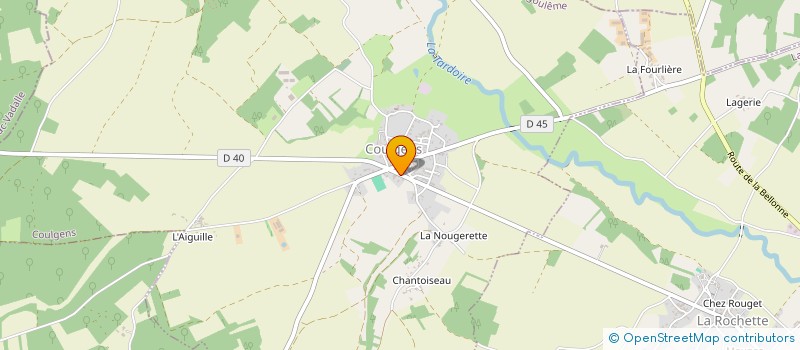 localisation de l'entreprise SCI PRABEL à COULGENS