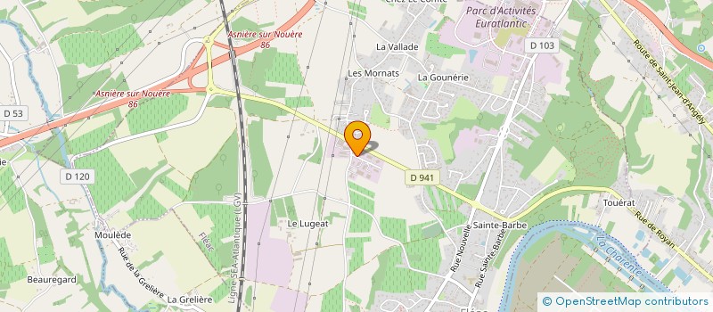 localisation de l'entreprise SCI PRABONNE à FLEAC