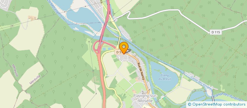 localisation de l'entreprise SCI PRACHT-SANDRIN  FLAVIGNY-SUR-MOSELLE