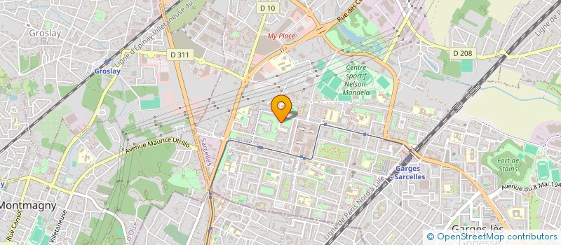 localisation de l'entreprise SCI PRADA à SARCELLES
