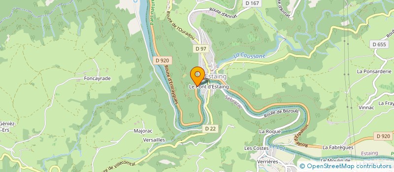 localisation de l'entreprise SCI PRADALIER FRERES  ESTAING