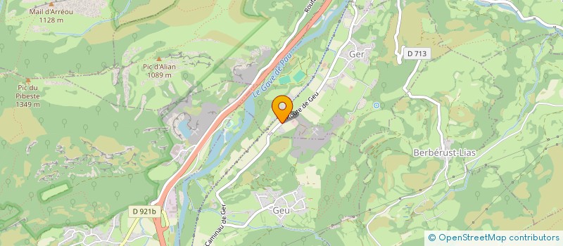 localisation de l'entreprise SCI PRADAS  GER