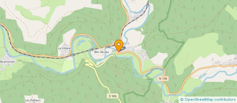 localisation de l'entreprise SCI PRADEILLES  BALSIEGES