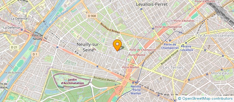 localisation de l'entreprise SCI PRADEL à NEUILLY-SUR-SEINE