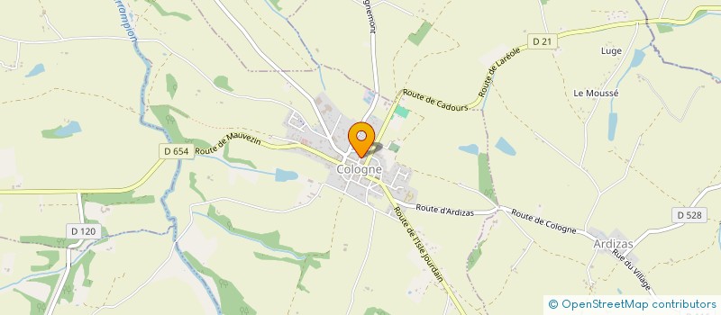 localisation de l'entreprise SCI PRADELLE  ENCAUSSE