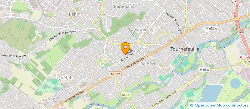 localisation de l'entreprise SCI PRADINE  BEAUZELLE