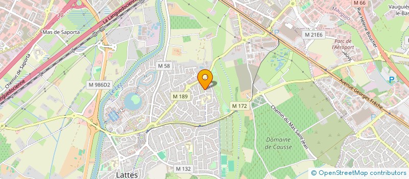 localisation de l'entreprise SCI PRADINES LE HAUT à LATTES