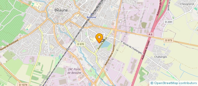 localisation de l'entreprise SCI PRAEDIUM LUCIS à BEAUNE