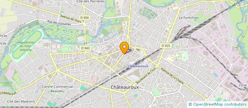 localisation de l'entreprise SCI PRAGMA à CHATEAUROUX