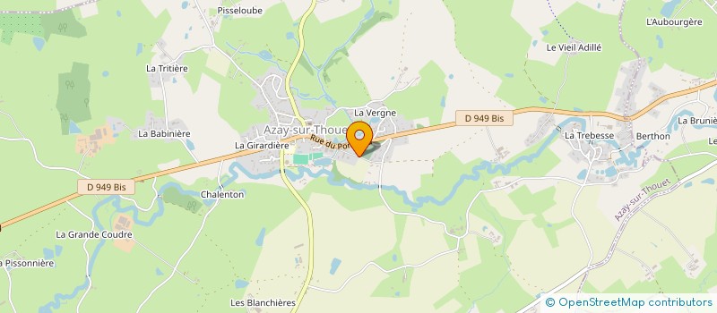 localisation de l'entreprise SCI PRAGMADEL  AZAY-SUR-THOUET