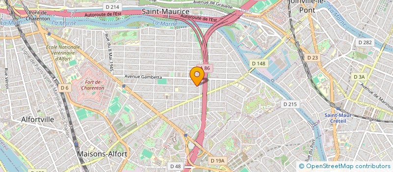 localisation de l'entreprise SCI PRAGOSA à MAISONS-ALFORT