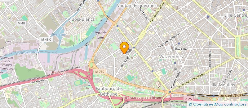 localisation de l'entreprise SCI PRAGUE & BOLNETTI à LILLE