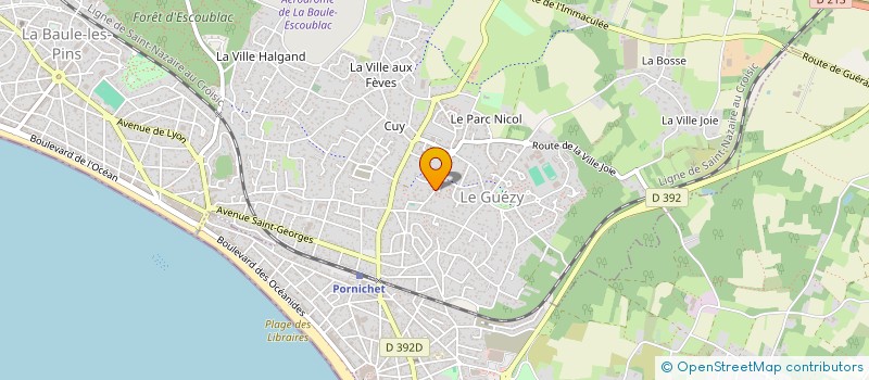 localisation de l'entreprise SCI PRAHA  LA BAULE-ESCOUBLAC