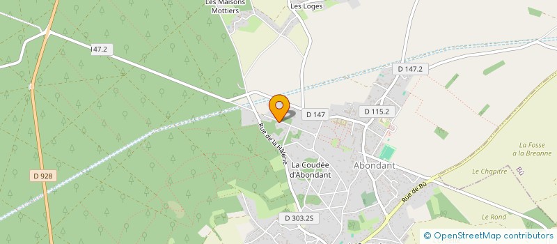 localisation de l'entreprise SCI PRAIRIE à ABONDANT