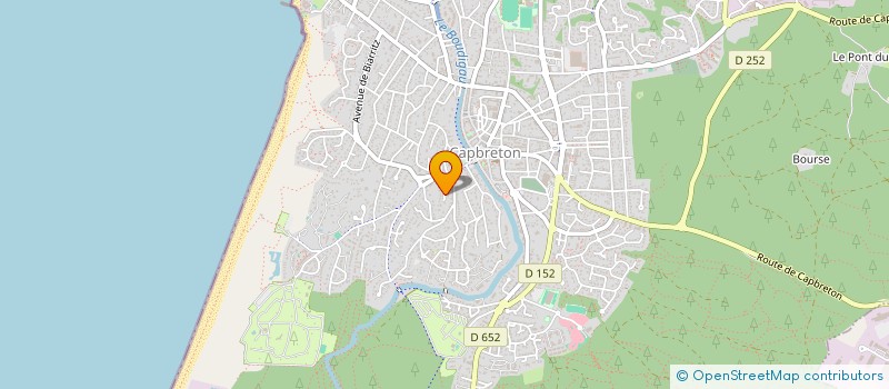localisation de l'entreprise SCI PRAIRIES BAMOCAU à CAPBRETON
