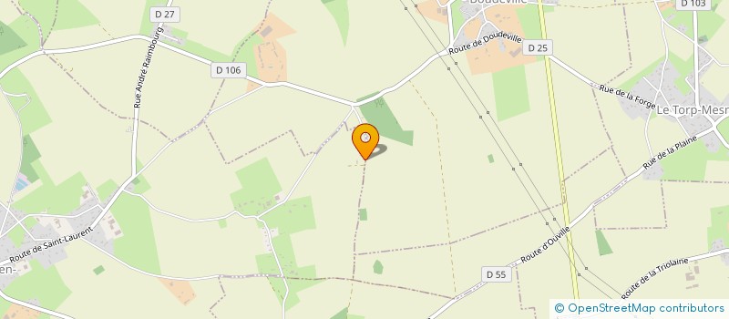 localisation de l'entreprise SCI PRALA  BERVILLE-EN-CAUX