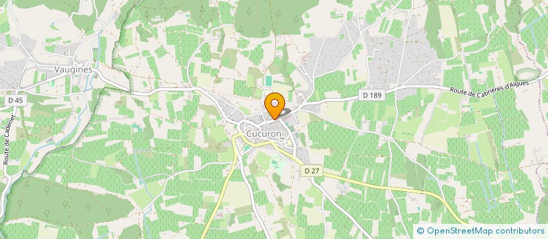 localisation de l'entreprise SCI PRALIN  CUCURON