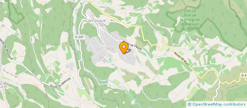 localisation de l'entreprise SCI PRALINE  VENASQUE