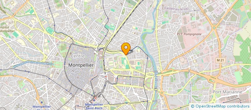 localisation de l'entreprise SCI PRALIVE à MONTPELLIER