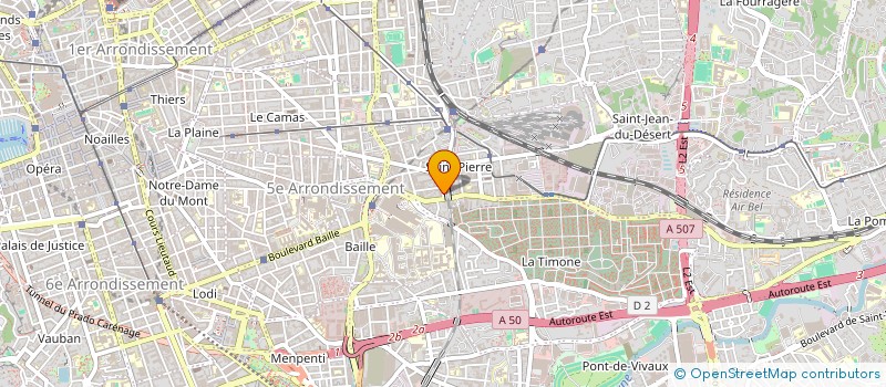 localisation de l'entreprise SCI PRALMA  MARSEILLE