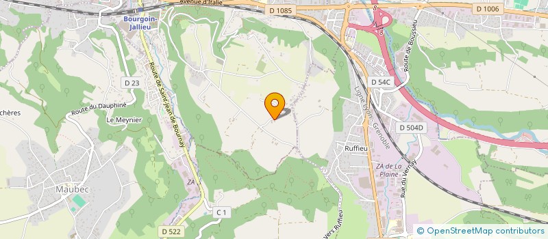 localisation de l'entreprise SCI PRALO  BOURGOIN-JALLIEU