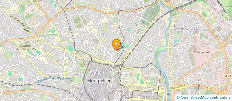 localisation de l'entreprise SCI PRALON à MONTPELLIER