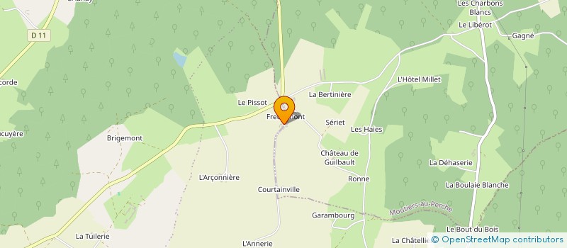 localisation de l'entreprise SCI PRALOU à REMALARD-EN-PERCHE