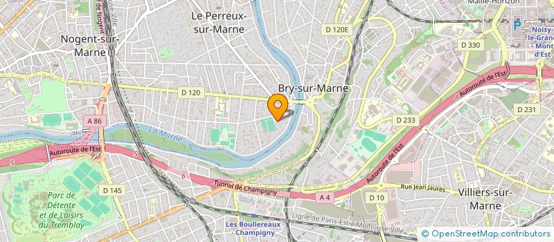 localisation de l'entreprise SCI PRAM  LE PERREUX-SUR-MARNE
