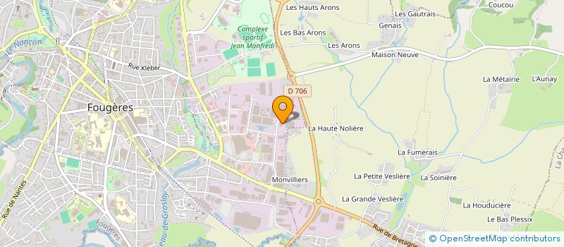 localisation de l'entreprise SCI PRAMA à BREST