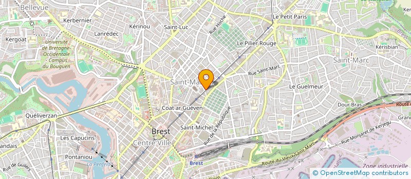 localisation de l'entreprise SCI PRAMINT  BREST