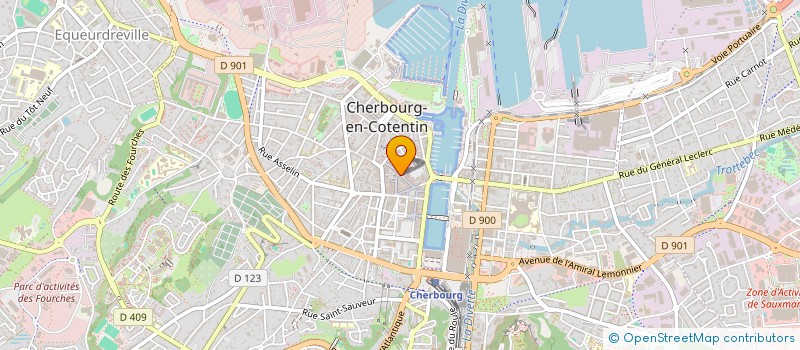 localisation de l'entreprise SCI PRANAYAMA à CHERBOURG-EN-COTENTIN