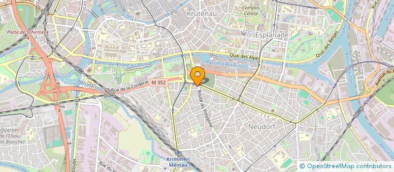 localisation de l'entreprise SCI PRASLIN  STRASBOURG