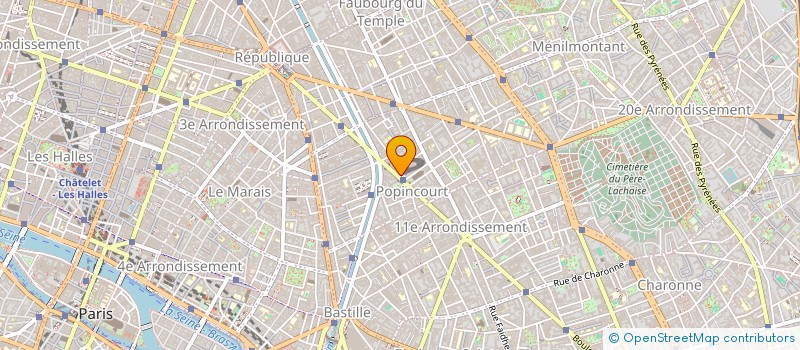 localisation de l'entreprise SCI PRASLIN  PARIS