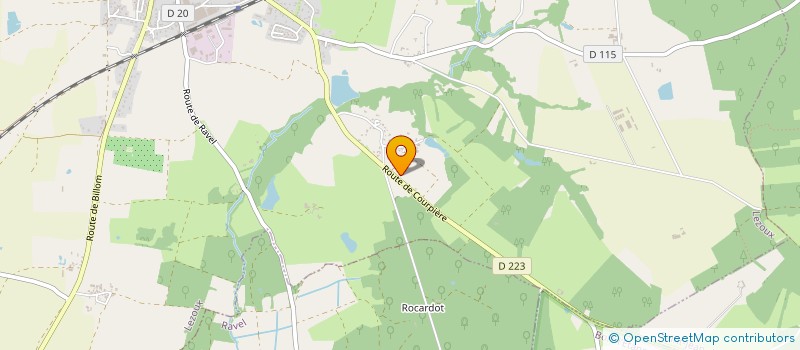 localisation de l'entreprise SCI PRASLIN IMMOBILIER  LEZOUX