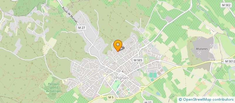 localisation de l'entreprise SCI PRASONISI  PIGNAN