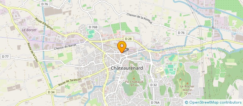 localisation de l'entreprise SCI PRAT à CHATEAURENARD