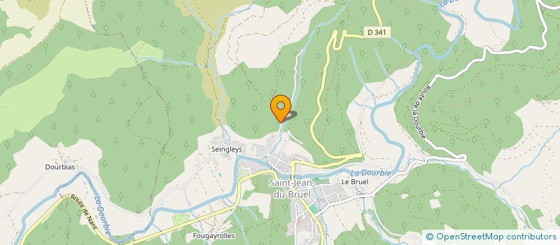 localisation de l'entreprise SCI PRAT DE L ORFEBRE  SAINT-JEAN-DU-BRUEL