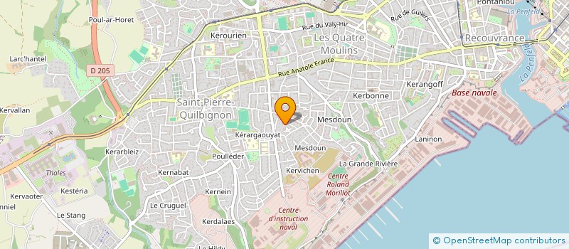 localisation de l'entreprise SCI PRAT IMMO  BREST