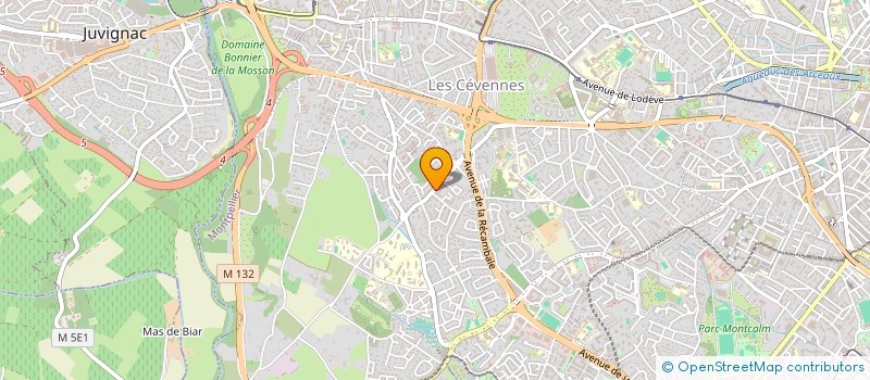localisation de l'entreprise SCI PRATICO à MONTPELLIER