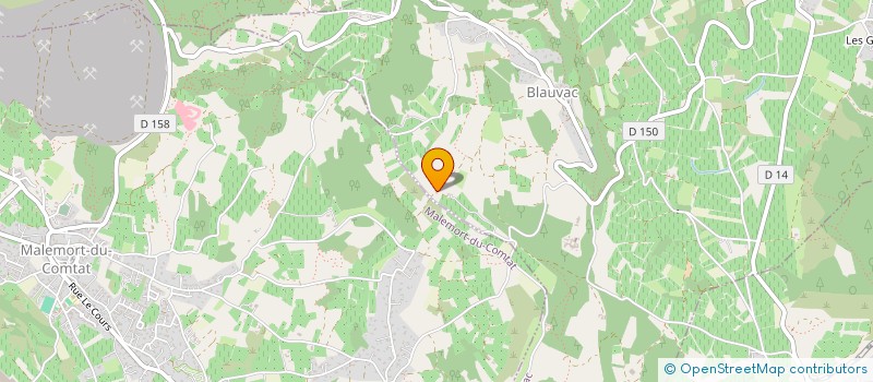 localisation de l'entreprise SCI PRATO  BLAUVAC