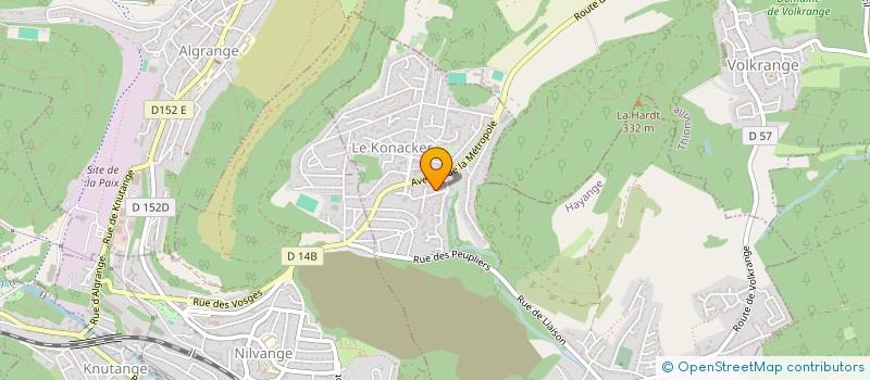 localisation de l'entreprise SCI PRATOLA  HAYANGE