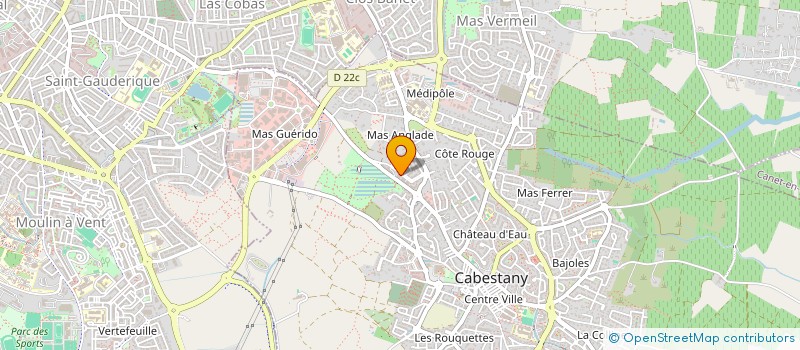 localisation de l'entreprise SCI PRATS ET ALAMI  CABESTANY