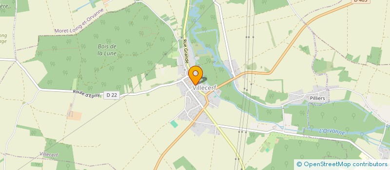 localisation de l'entreprise SCI PRAULT SAUVAGE à MORET-LOING-ET-ORVANNE