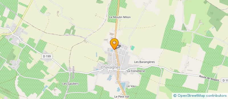 localisation de l'entreprise SCI PRAULTS 18  TERRANJOU