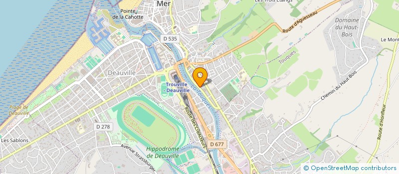 localisation de l'entreprise SCI PRAXIS à TROUVILLE-SUR-MER
