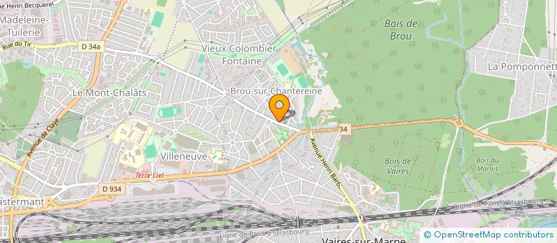 localisation de l'entreprise SCI PRAXIS  CARTELEGUE