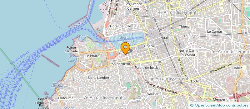 localisation de l'entreprise SCI PRAXITELE à MARSEILLE
