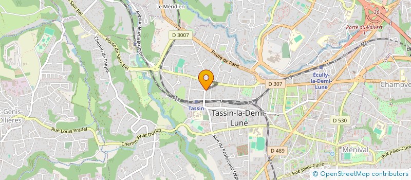 localisation de l'entreprise SCI PRAZ BEGNAY  TASSIN-LA-DEMI-LUNE